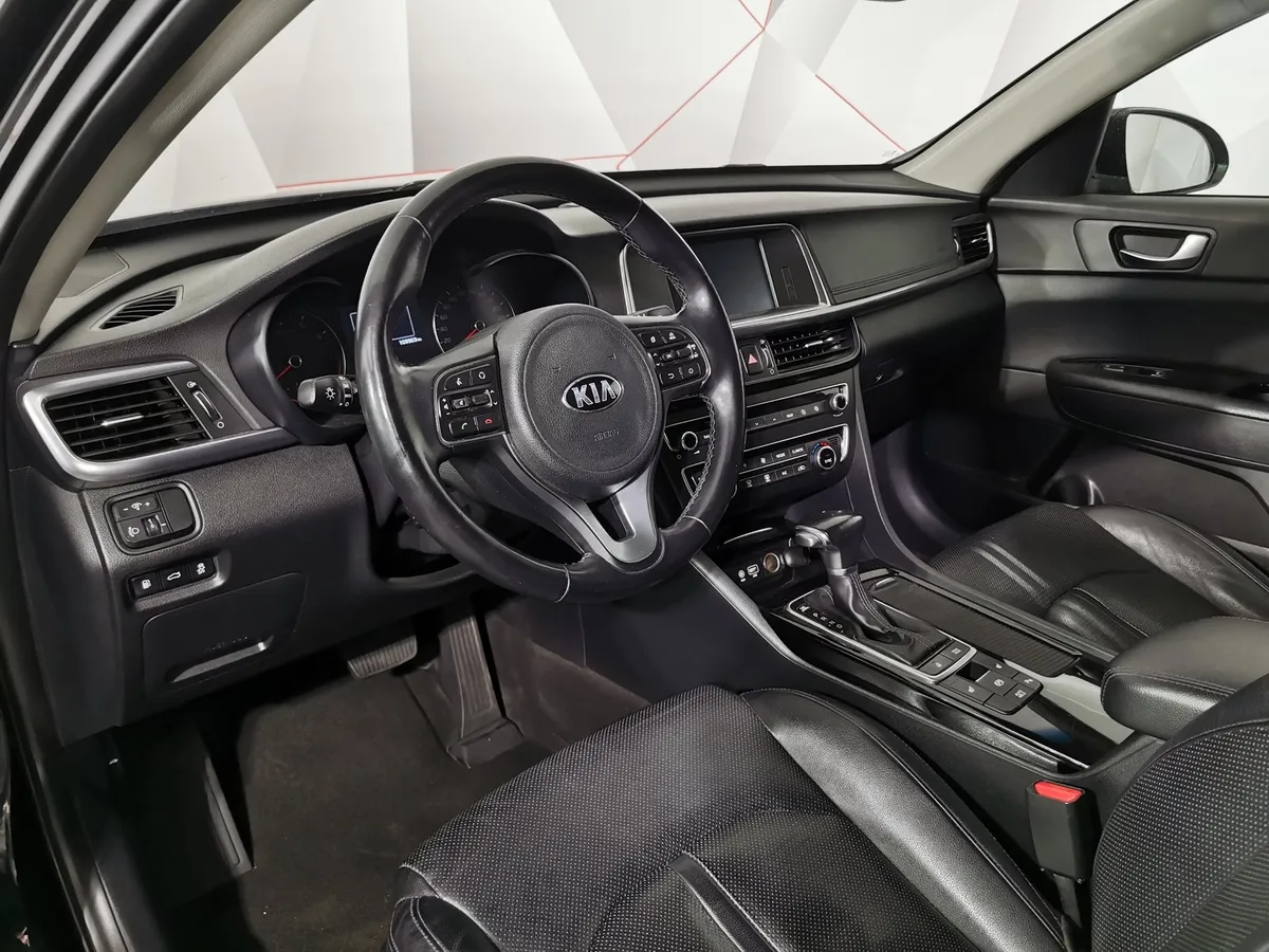 Kia Optima 2.0 T AT (245 л.с.) GT Черный в АВИЛОН. Слайд №18