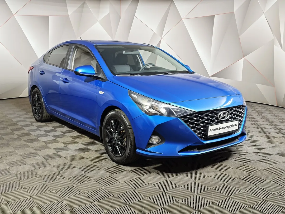 Hyundai Solaris 1.6 MT (123 л.с.) Active Plus Синий в АВИЛОН. Слайд №3
