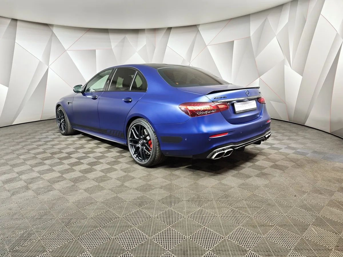 Mercedes-Benz E-Класс E 63 S AMG 4MATIC+ 9G-TRONIC (612 л.с.) Синий в АВИЛОН. Слайд №4