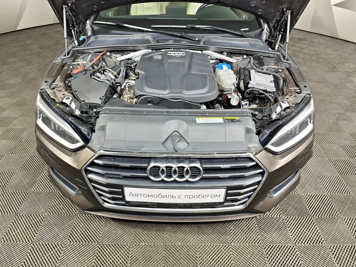 Audi A5 2.0 TDI S tronic quattro (190 л.с.) Sport Коричневый в АВИЛОН. Слайд №11