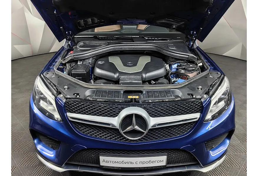 Mercedes-Benz GLE Купе 350 d 4MATIC 9G-TRONIC (249 л.с.) Особая серия Синий в АВИЛОН. Слайд №11