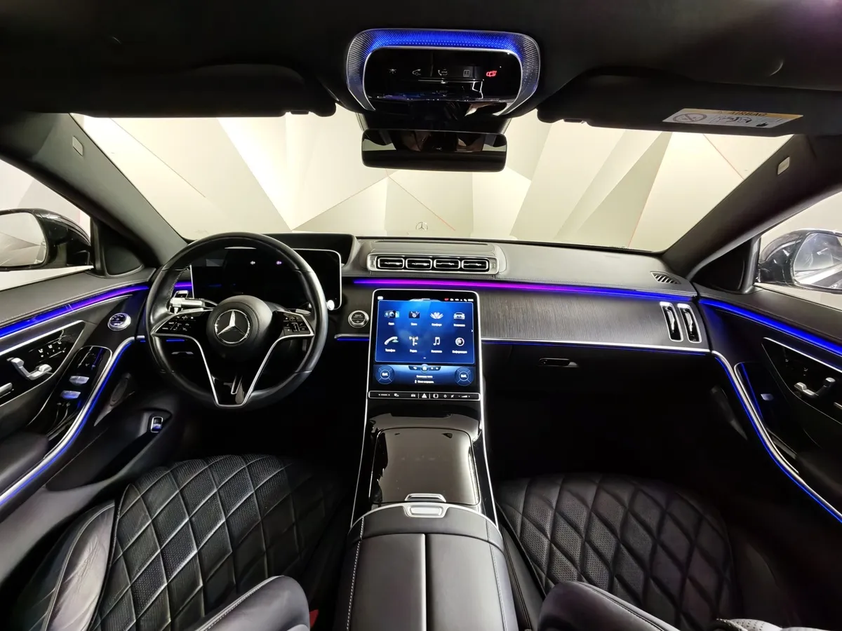 Mercedes-Benz S-Класс S 450 9G-Tronic 4Matic (367 л.с.) Черный в АВИЛОН. Слайд №14