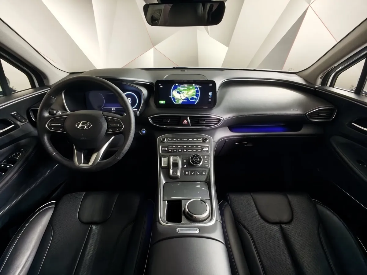 Hyundai Santa Fe 3.5 AWD 8AT (249 л.с.) High-Tech Exclusive Белый в АВИЛОН. Слайд №14