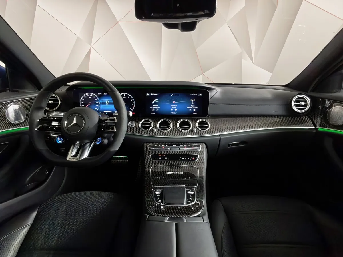 Mercedes-Benz E-Класс E 63 S AMG 4MATIC+ 9G-TRONIC (612 л.с.) Синий в АВИЛОН. Слайд №14