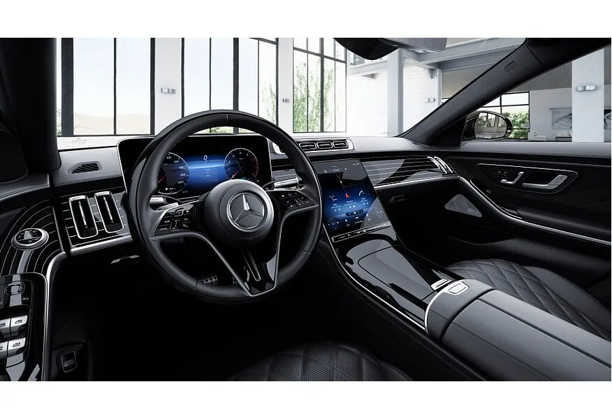 Mercedes-Benz S-Класс S 580 9G-Tronic 4Matic (503 л.с.) Черный в АВИЛОН. Слайд №12
