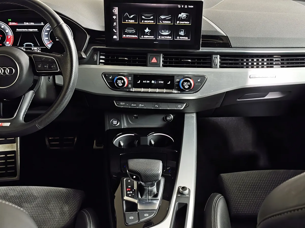 Audi A4 2.0 TFSI S tronic quattro (249 л.с.) Sport Черный в АВИЛОН. Слайд №15