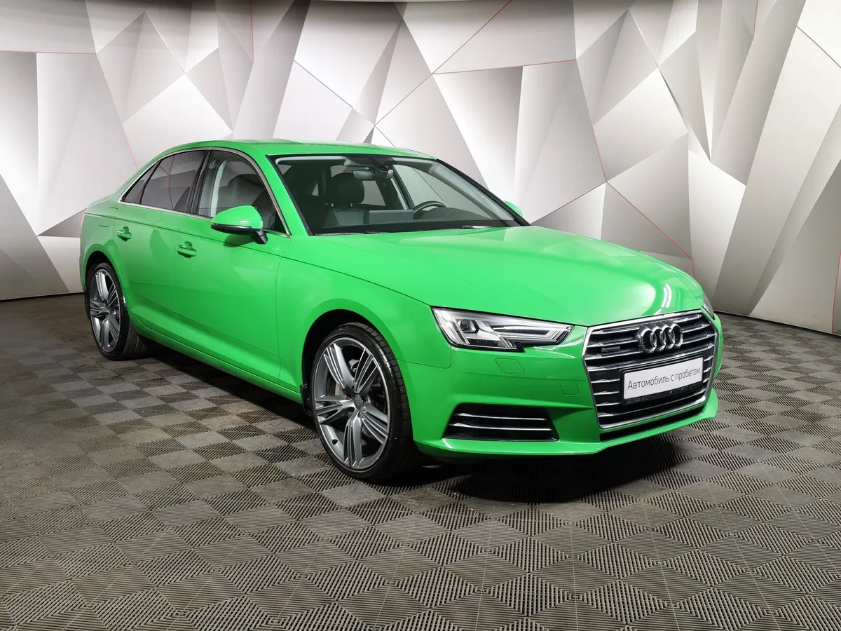 Audi A4 2.0 TFSI S tronic quattro (245 л.с.) Design Зеленый в АВИЛОН. Слайд №3