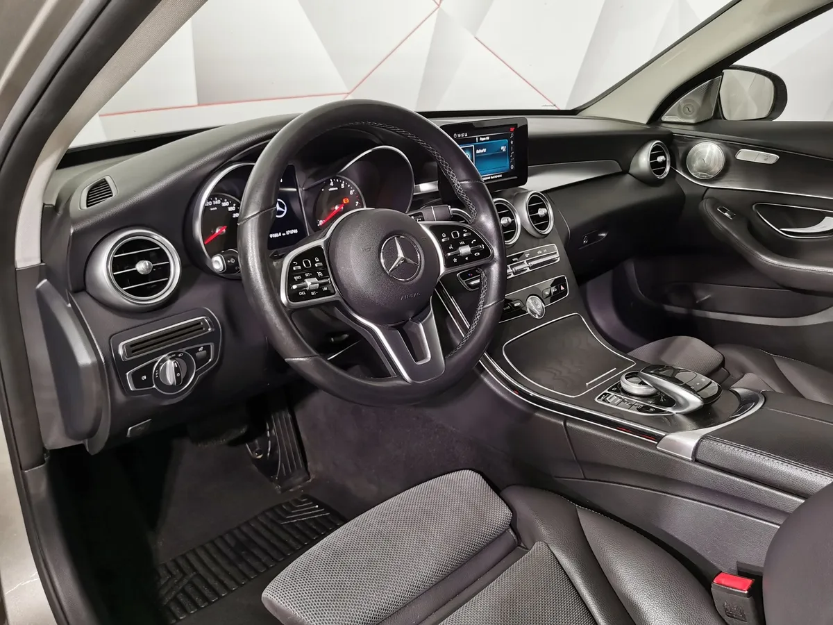 Mercedes-Benz C-Класс C 180 9G-TRONIC (150 л.с.) Avantgarde Серебристый в АВИЛОН. Слайд №18