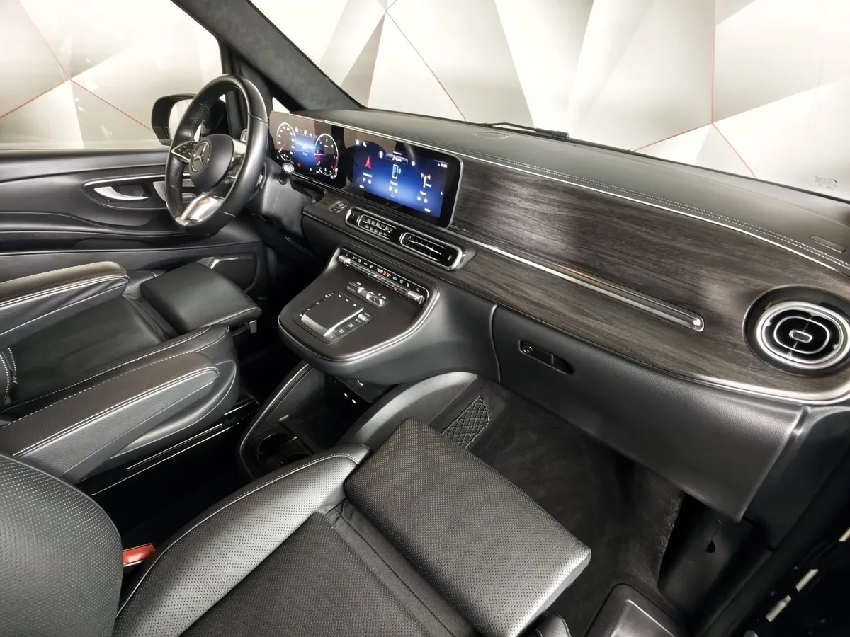 Mercedes-Benz V-Класс V 300 L2 4Matic 9G-Tronic (239 л.с.) Черный в АВИЛОН. Слайд №13
