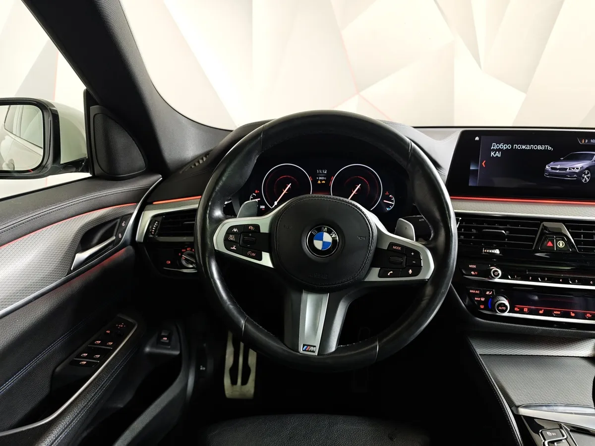 BMW 6 серия 640i Steptronic (340 л.с.) GT M sport Plus Белый в АВИЛОН. Слайд №14