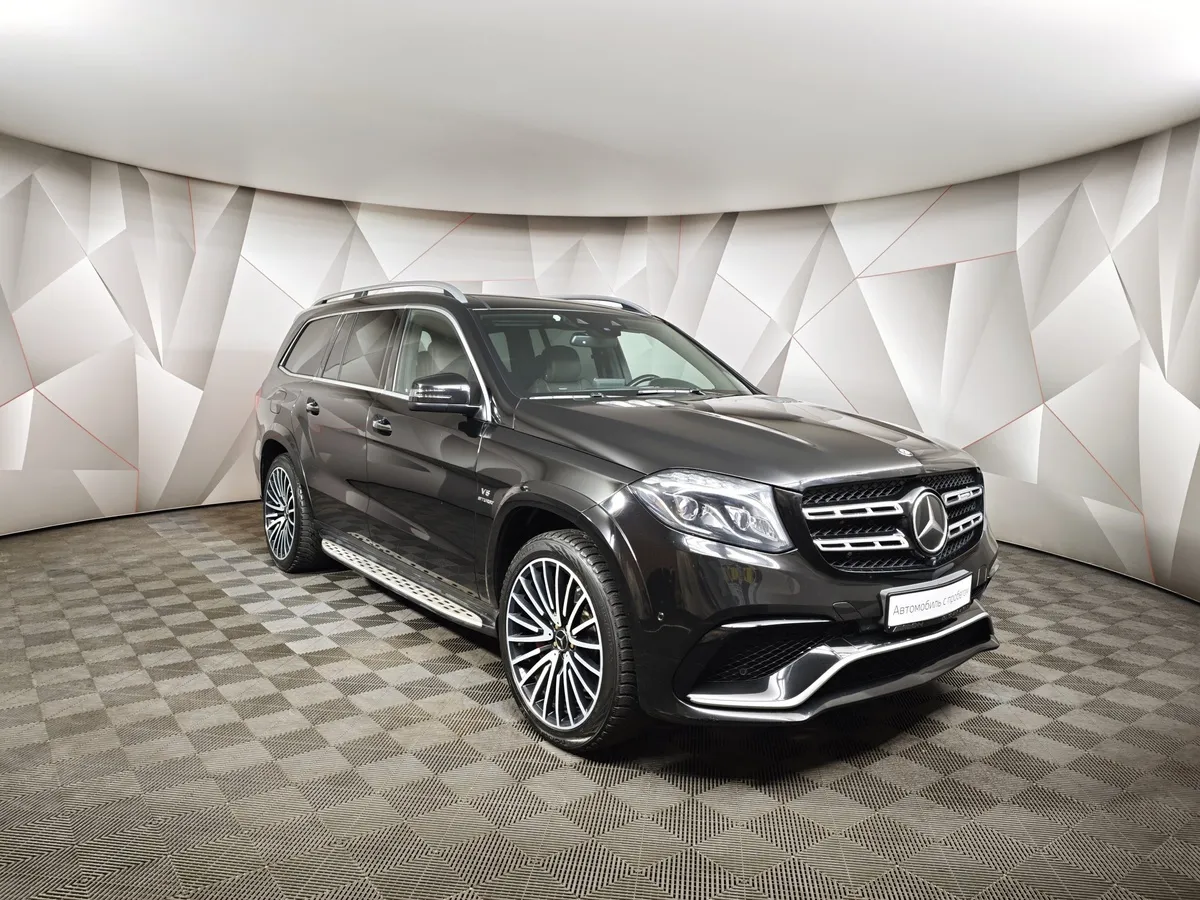 Mercedes-Benz GLS 63 4MATIC 7G-TRONIC PLUS (585 л.с.) Черный в АВИЛОН. Слайд №3