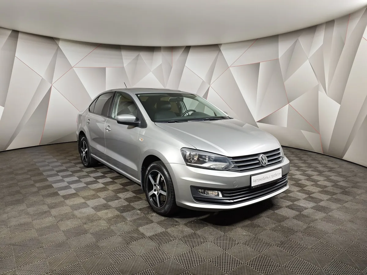 Volkswagen Polo 1.6 MT (105 л.с.) Trendline Серебристый в АВИЛОН. Слайд №3