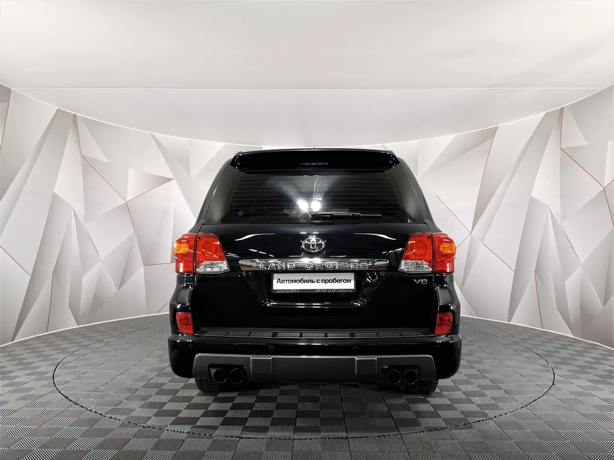 Toyota Land Cruiser 4.5 Twin-Turbo D AT 4WD (5 мест) (235 л.с.) Престиж Черный в АВИЛОН. Слайд №8