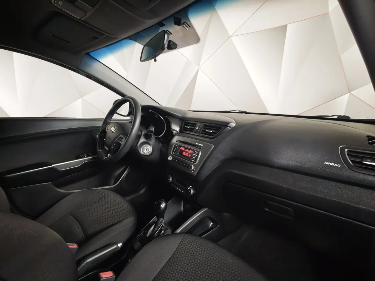 Kia Rio 1.6 AT (123 л.с.) Синий в АВИЛОН. Слайд №13