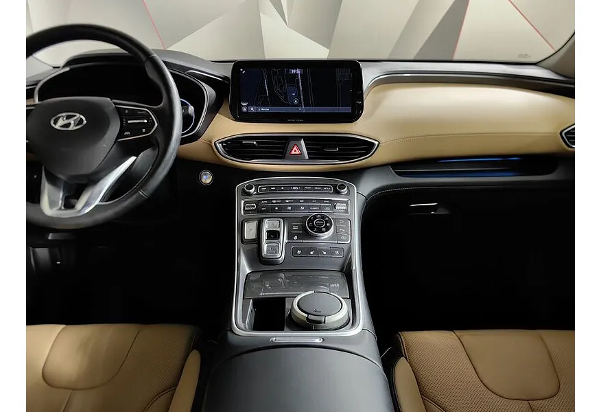 Hyundai Santa Fe 2.2 (200 л.с.) CRDi - 8AT High-Tech + Exclusive Зеленый в АВИЛОН. Слайд №15