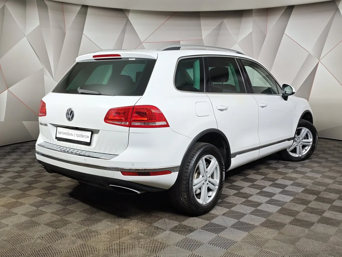Volkswagen Touareg 3.6 FSI Tiptronic 4Motion (249 л.с.) V6 FSI Белый в АВИЛОН. Слайд №2