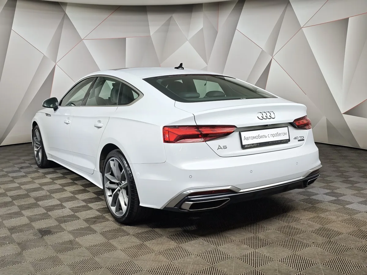 Audi A5 2.0 TDI S tronic quattro (190 л.с.) Белый в АВИЛОН. Слайд №4