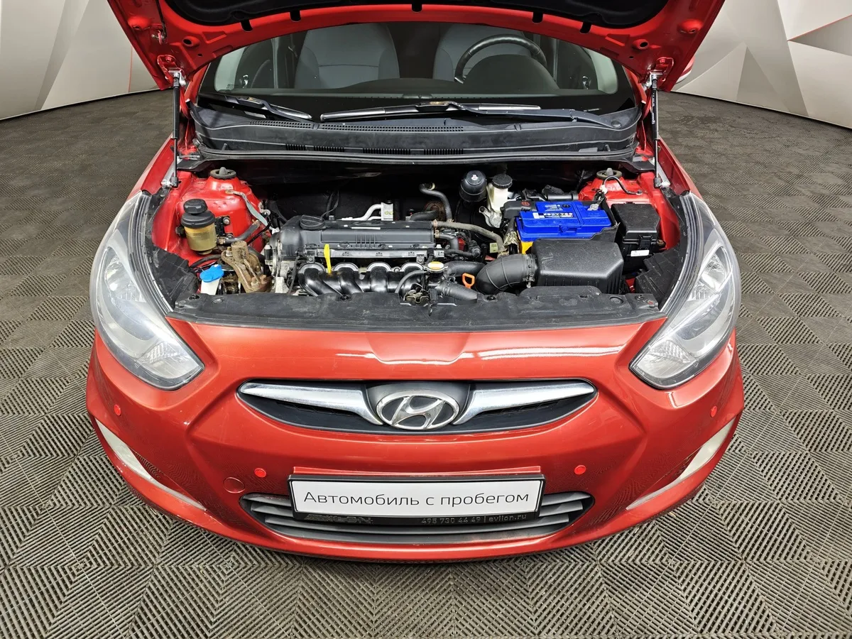 Hyundai Solaris 1.4 AT (100 л.с.) Active Красный в АВИЛОН. Слайд №10