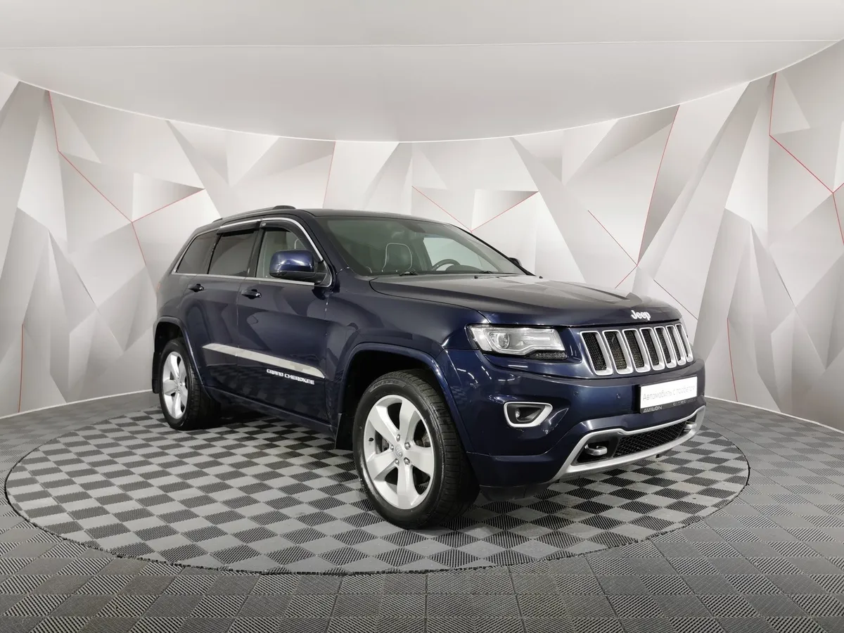 Jeep Grand Cherokee 3.6 AT (286 л.с.) Overland Синий в АВИЛОН. Слайд №3