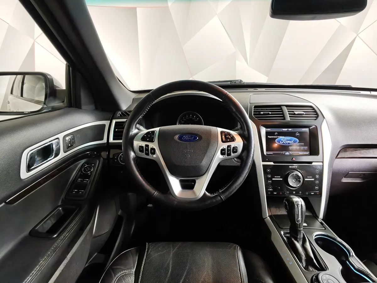 Ford Explorer 3.5 SelectShift 4WD (294 л.с.) Белый в АВИЛОН. Слайд №19
