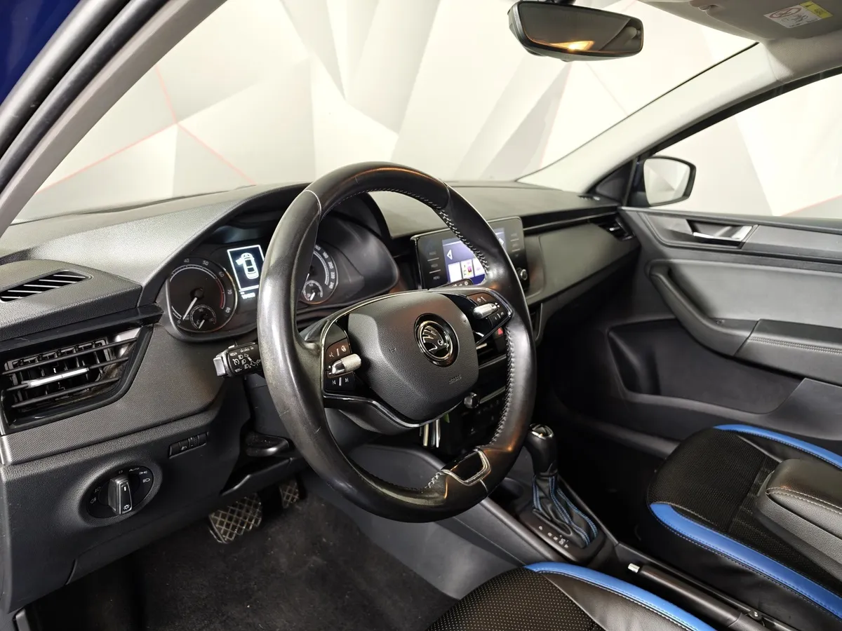 Skoda Rapid 1.6 AT (110 л.с.) Синий в АВИЛОН. Слайд №18