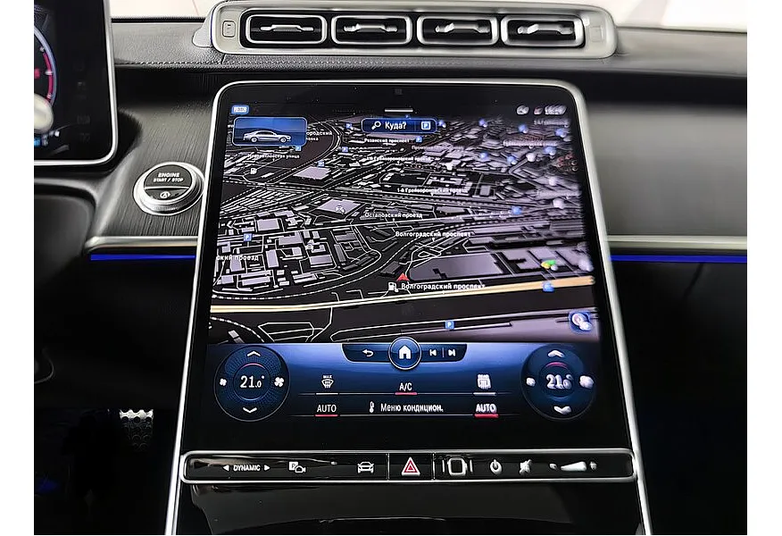 Mercedes-Benz S-Класс S 350 d 9G-Tronic 4Matic (313 л.с.) Серый в АВИЛОН. Слайд №22