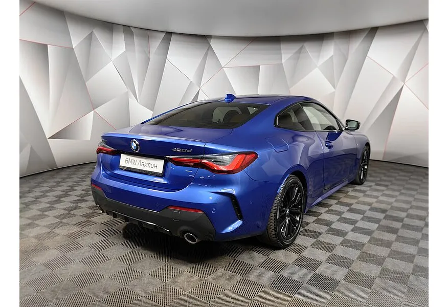 BMW 4 серия 420d xDrive AT (190 л.с.) M Sport Pure Синий в АВИЛОН. Слайд №2