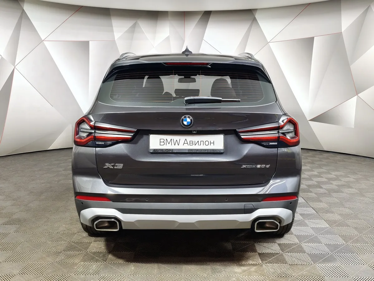 BMW X3 xDrive20d AT (190 л.с.) Lifestyle Серый в АВИЛОН. Слайд №4
