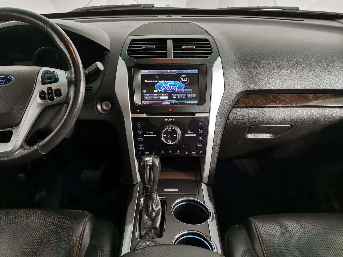 Ford Explorer 3.5 SelectShift 4WD (294 л.с.) Белый в АВИЛОН. Слайд №14