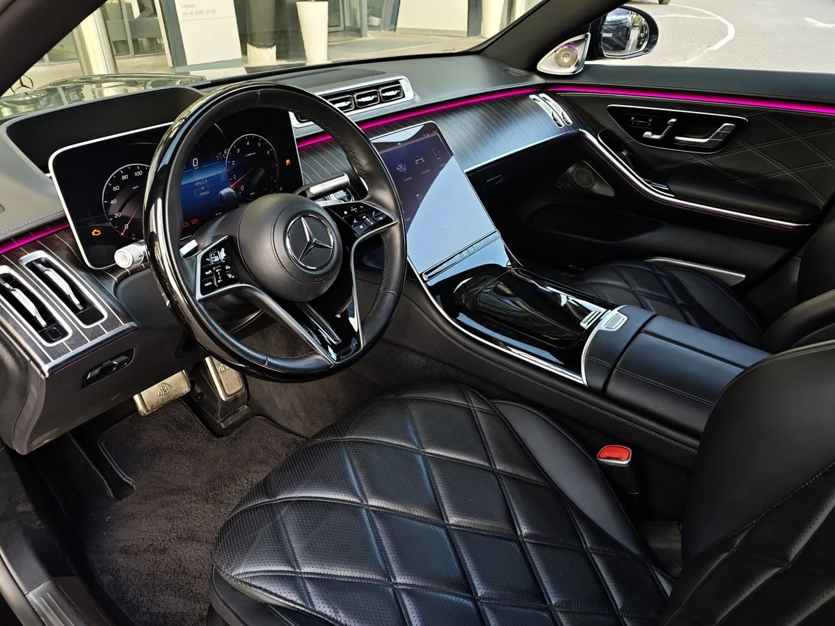 Mercedes-Benz S-Класс Maybach S 580 9G-Tronic 4Matic (503 л.с.) Night Series Черный в АВИЛОН. Слайд №15