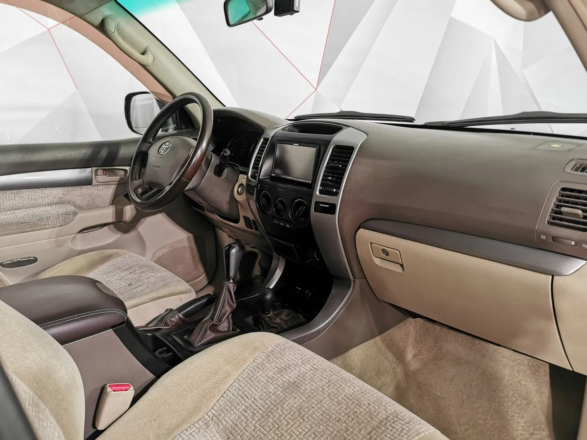 Toyota Land Cruiser Prado 2.7 AT (163 л.с.) Белый в АВИЛОН. Слайд №12