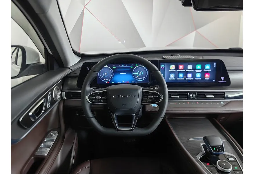 Chery Tiggo 8 Pro Hybrid 1.5T DHT 2WD (235 л.с.) Ultimate Белый в АВИЛОН. Слайд №19