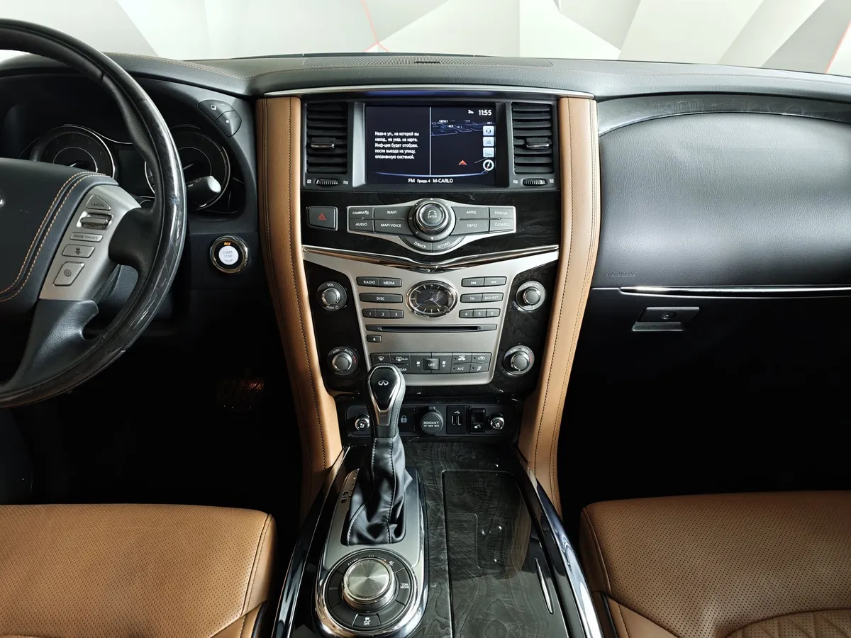 Infiniti QX80 5.6 АТ AWD (405 л.с.) Серый в АВИЛОН. Слайд №14