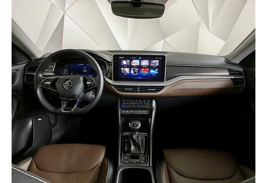 Skoda Kodiaq 2.0 TSI DSG 4WD (220 л.с.) Белый в АВИЛОН. Слайд №14