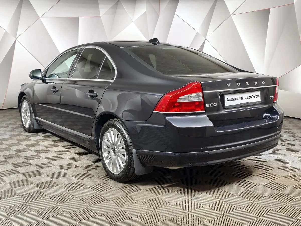 Volvo S80 2.5 Turbo Geartronic (200 л.с.) Черный в АВИЛОН. Слайд №4