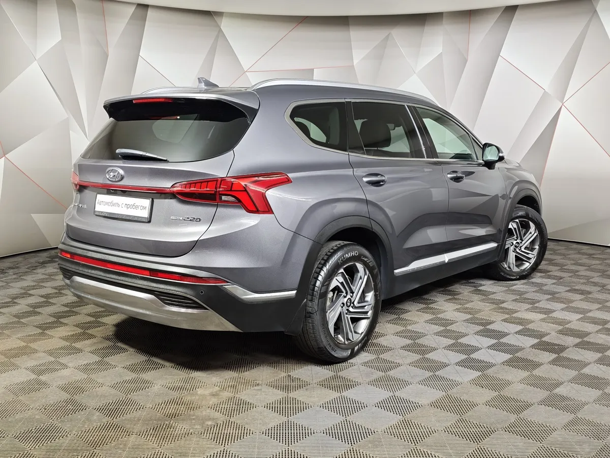Hyundai Santa Fe 2.2 CRDi AWD 8AT (200 л.с.)  Prestige + Smart Sense Серый в АВИЛОН. Слайд №2