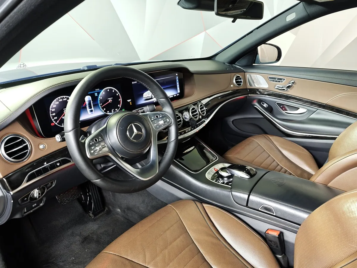 Mercedes-Benz S-Класс S 450 9G-Tronic 4Matic (367 л.с.) Серый в АВИЛОН. Слайд №17