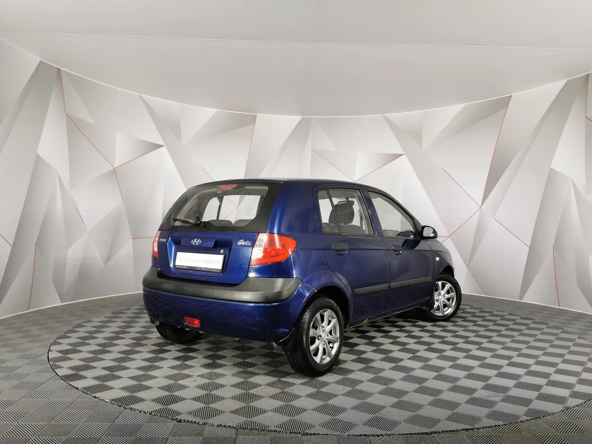 Hyundai Getz 1.1 MT (66 л.с.) Синий в АВИЛОН. Слайд №2