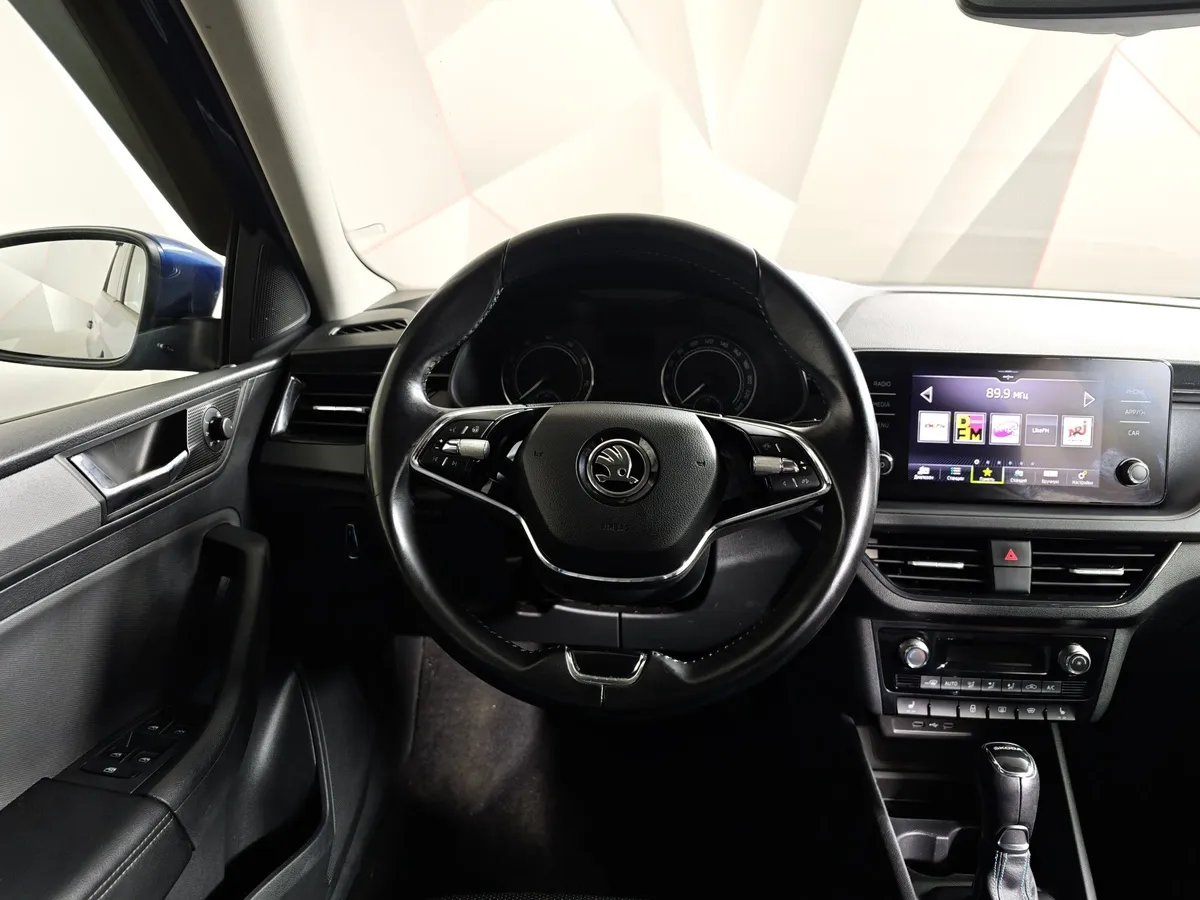 Skoda Rapid 1.6 AT (110 л.с.) Синий в АВИЛОН. Слайд №19