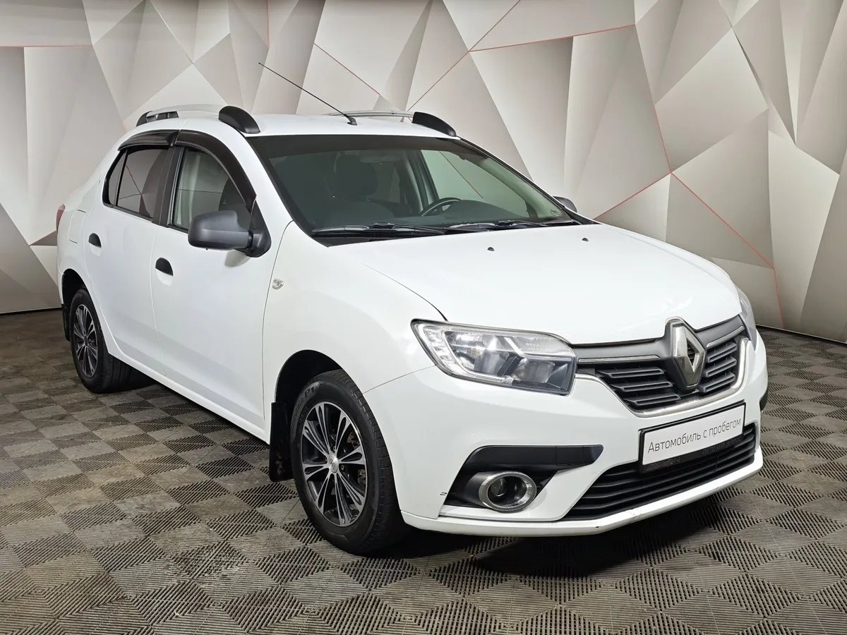 Renault Logan 1.6 MT (82 л.с.) Белый в АВИЛОН. Слайд №3