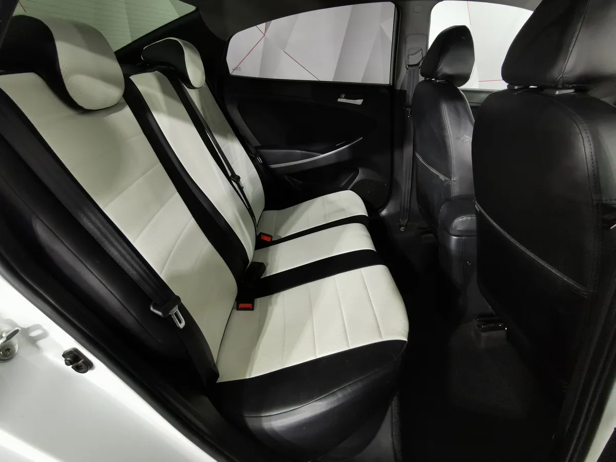 Hyundai Solaris 1.6 AT (123 л.с.) Optima Белый в АВИЛОН. Слайд №14