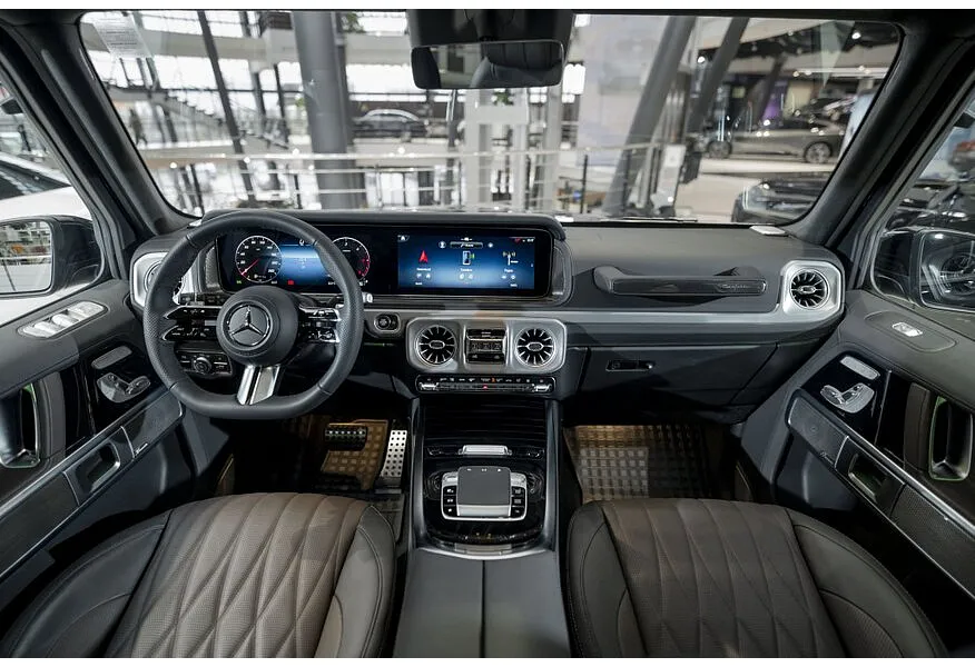 Mercedes-Benz G-Класс 450 D 3.0 9G-TRONIC 4Matic (367 л.с.) Зеленый в АВИЛОН. Слайд №4