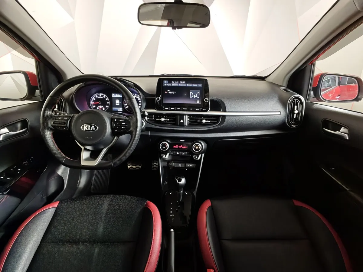 Kia Picanto 1.2 MPI AT (84 л.с.) GT Line Красный в АВИЛОН. Слайд №14