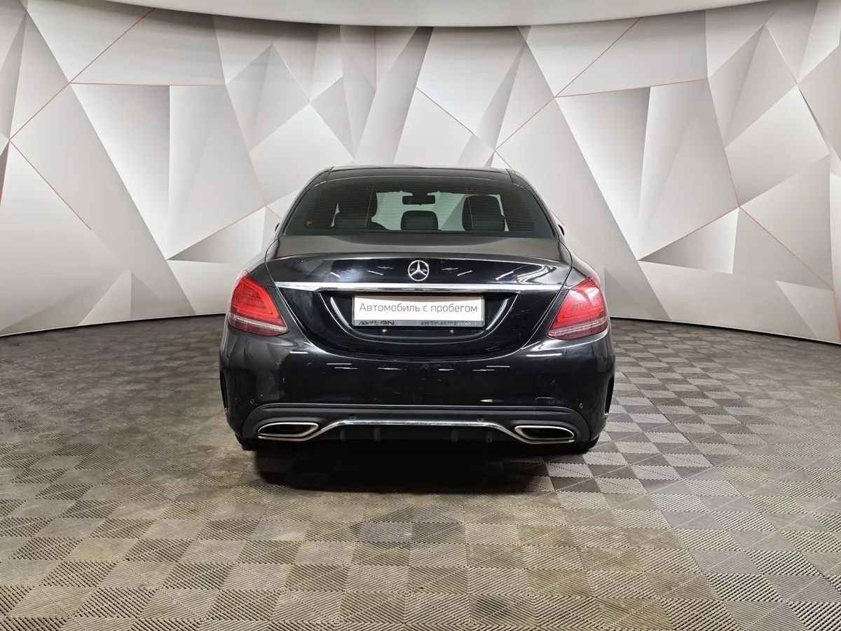 Mercedes-Benz C-Класс C 200 9G-TRONIC 4MATIC (190 л.с.) Sport Черный в АВИЛОН. Слайд №8