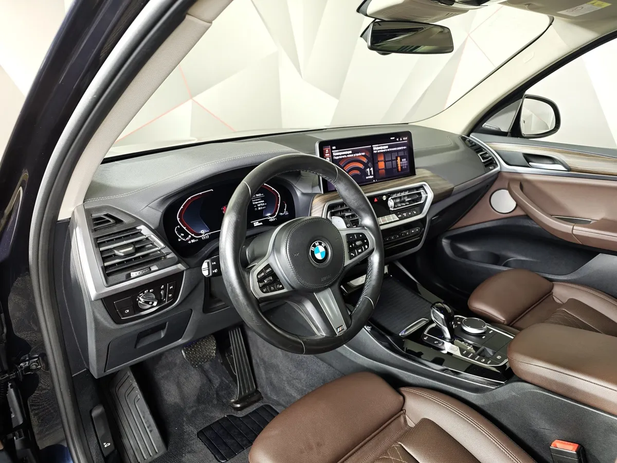 BMW X3 xDrive30i AT (249 л.с.) Base Локальная сборка Черный в АВИЛОН. Слайд №12