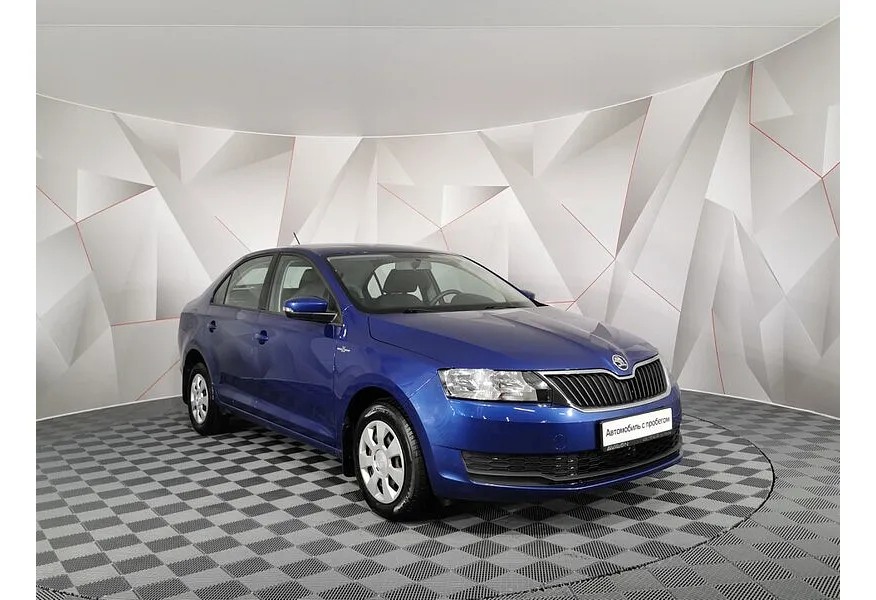 Skoda Rapid 1.6 MT (90 л.с.) Синий в АВИЛОН. Слайд №2
