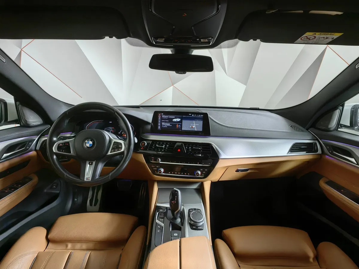 BMW 6 серия 620d xDrive Steptronic (190 л.с.) M Sport Plus Белый в АВИЛОН. Слайд №10