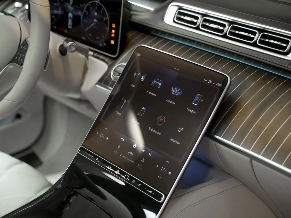 Mercedes-Benz S-Класс Maybach S 580 9G-Tronic 4Matic (503 л.с.) Черный в АВИЛОН. Слайд №6
