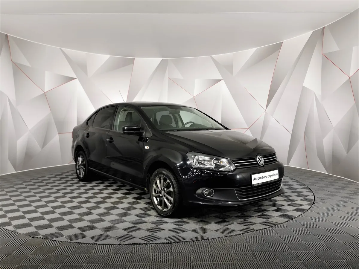 Volkswagen Polo 1.6 Tiptronic (105 л.с.) Comfortline Черный в АВИЛОН. Слайд №3