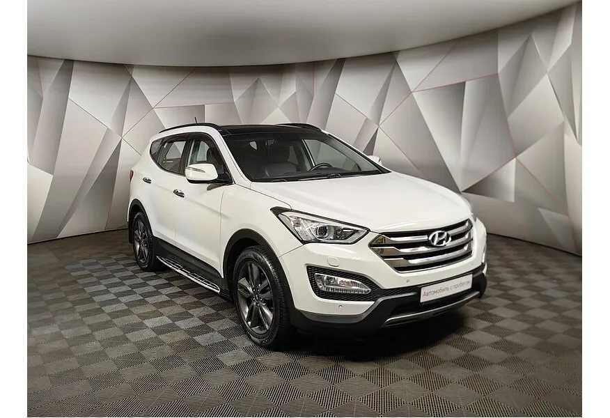 Hyundai Santa Fe 2.4 AT 4WD (175 л.с.) Dynamic Белый в АВИЛОН. Слайд №2